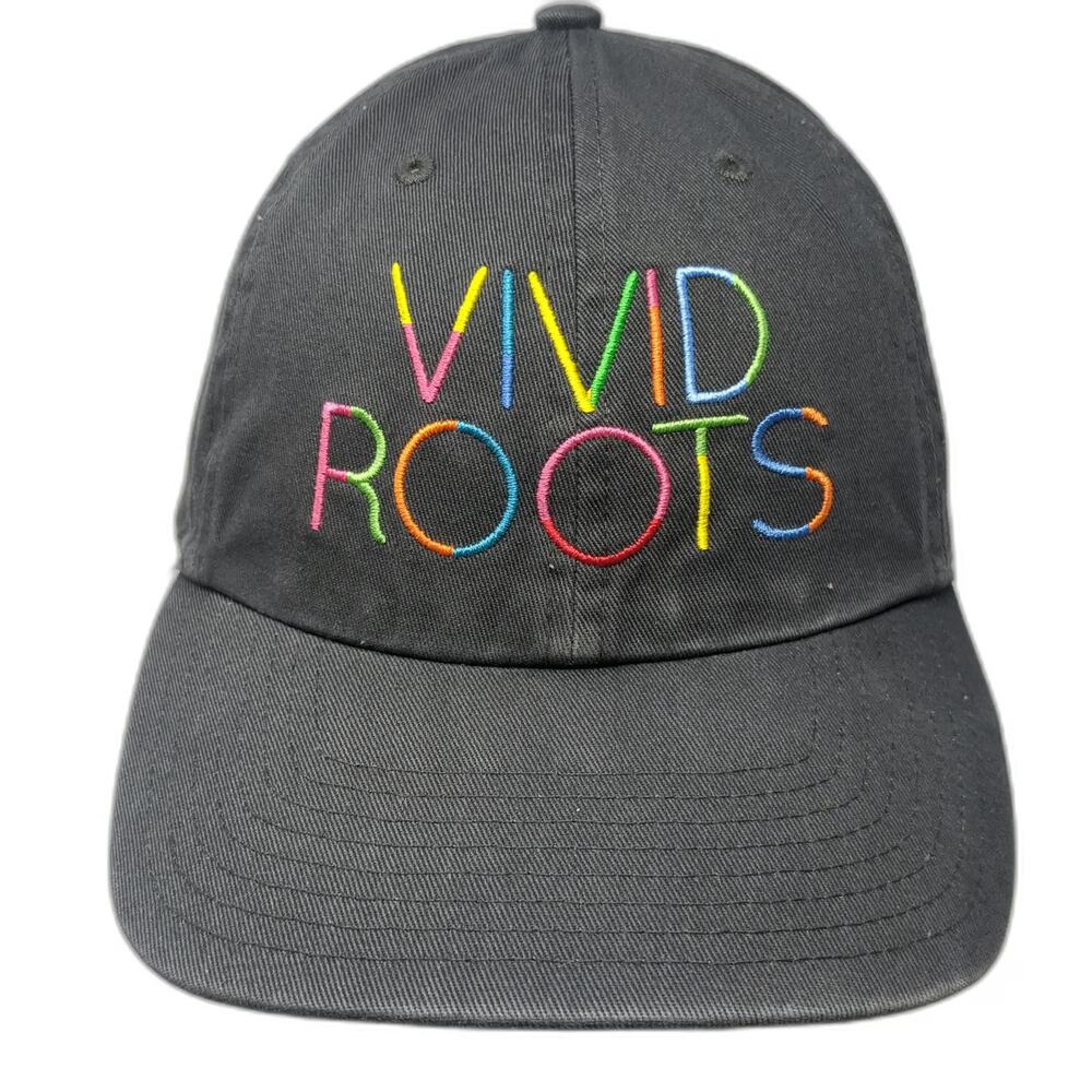 '47 Baseball Cap Gray One Size Vivid Roots Cotton Slideback Adjustable Logo Hat